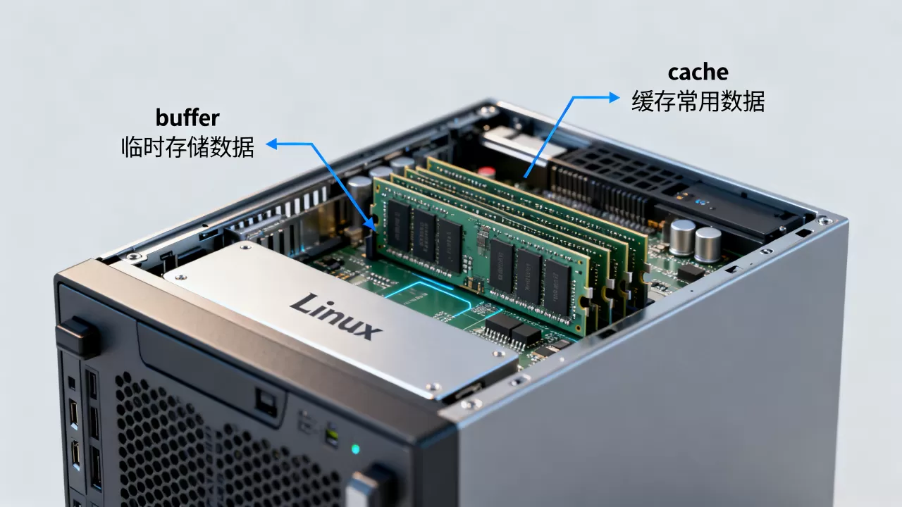 Linux内存buffer是什么？linux内存buffer和cache区别