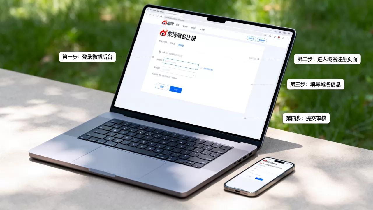 微博注册顶级域名怎么操作？微博域名注册流程
