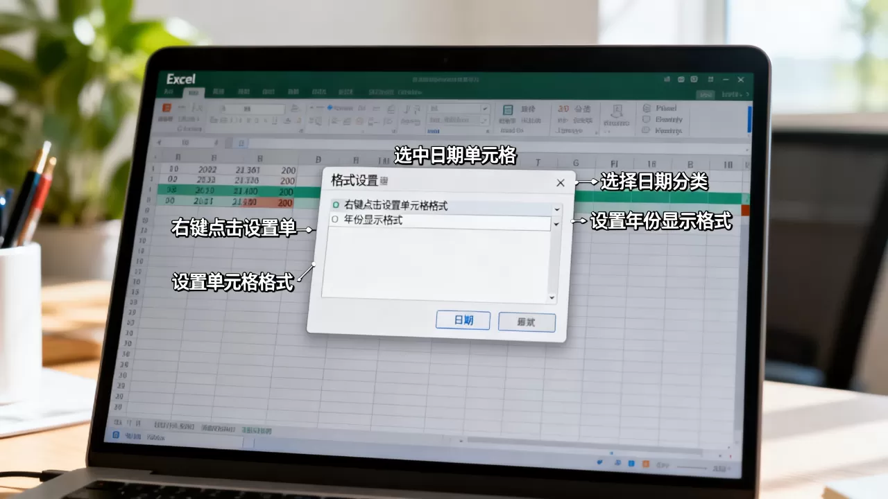 Excel显示年份怎么设置?excel日期格式如何修改 Excel显示年份怎么设置?excel日期格式如何修改