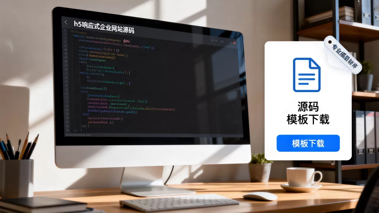 h5响应式企业网站源码怎么找？免费开源模板下载