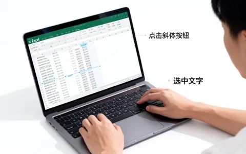 Excel字体怎么设置斜体？excel斜体字怎么弄