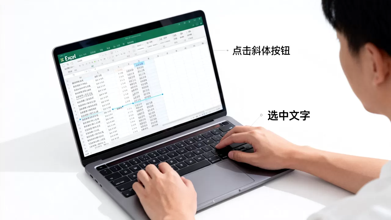 Excel字体怎么设置斜体？excel斜体字怎么弄