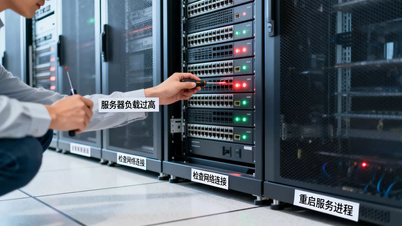 服务器忙是什么原因？服务器忙怎么处理