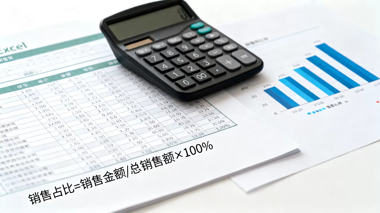 Excel销售比例怎么算?销售占比计算公式 Excel销售比例怎么算?销售占比计算公式