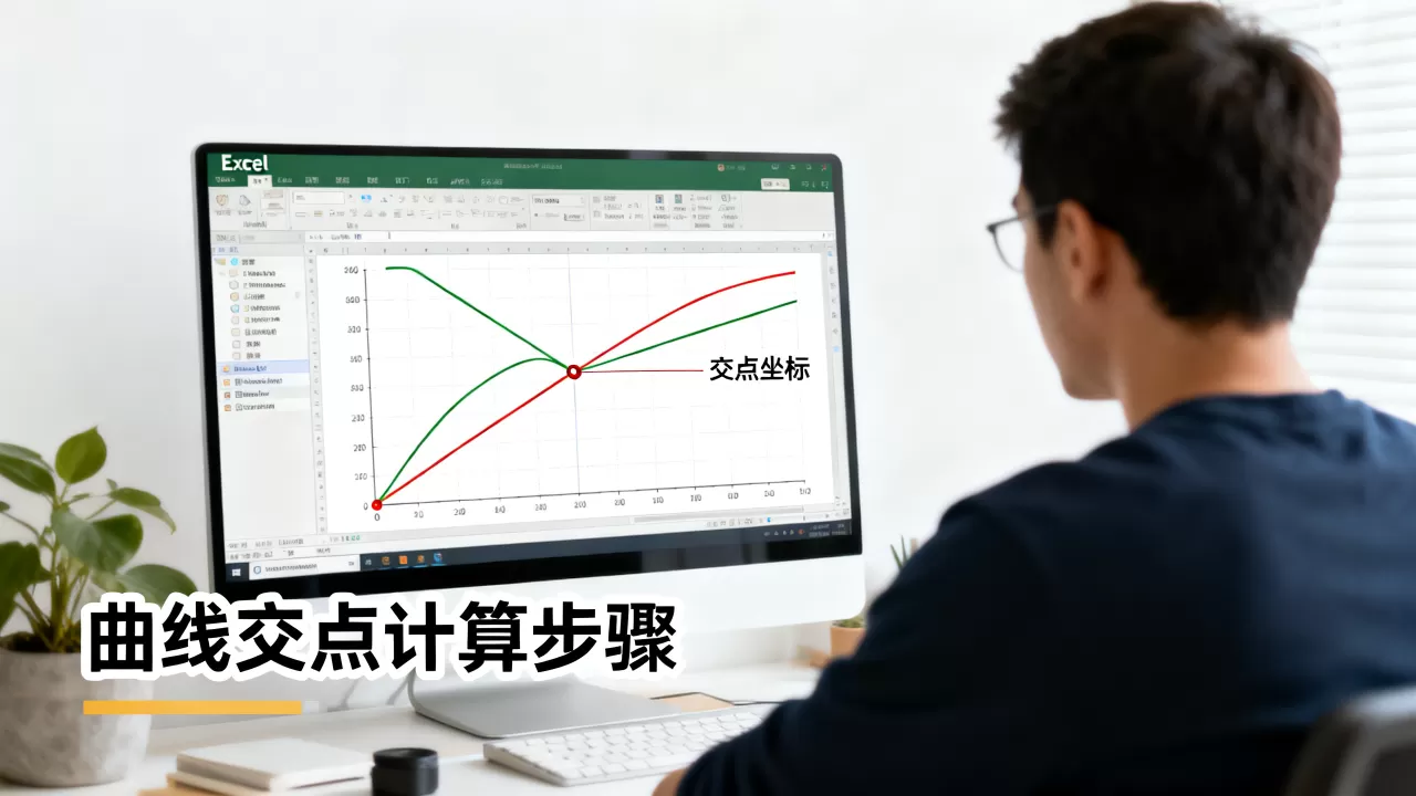 Excel曲线交点怎么找?如何快速计算两条曲线交点 Excel曲线交点怎么找?如何快速计算两条曲线交点