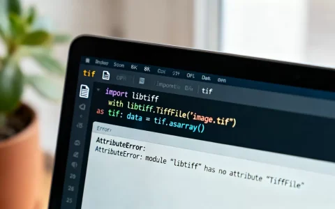 libtiff python怎么用？libtiff python读取tif文件报错
