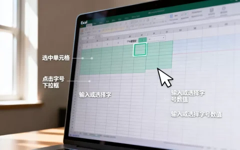 Excel字体怎么放大？Excel表格字号调整方法