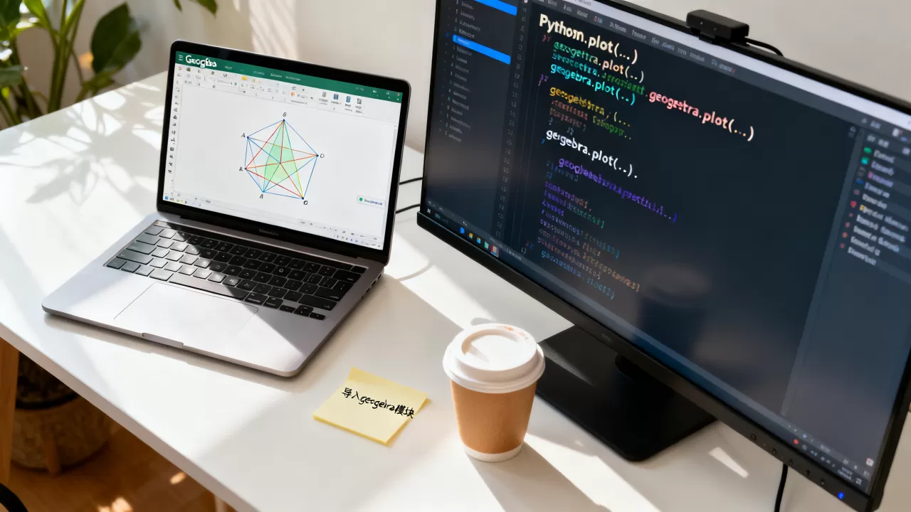 Geogebra如何结合Python？python调用geogebra教程