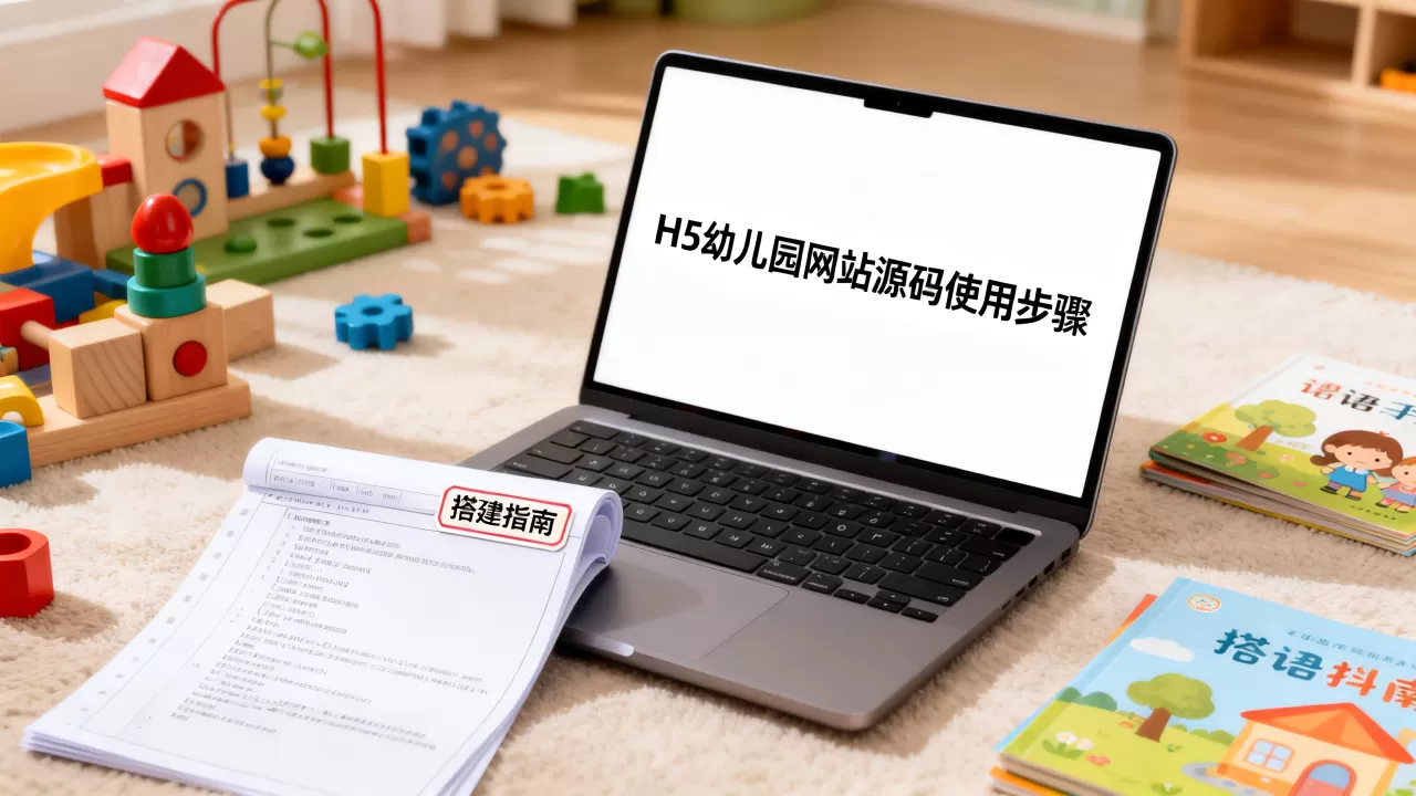 H5幼儿园网站源码怎么用？幼儿园网站搭建源码免费