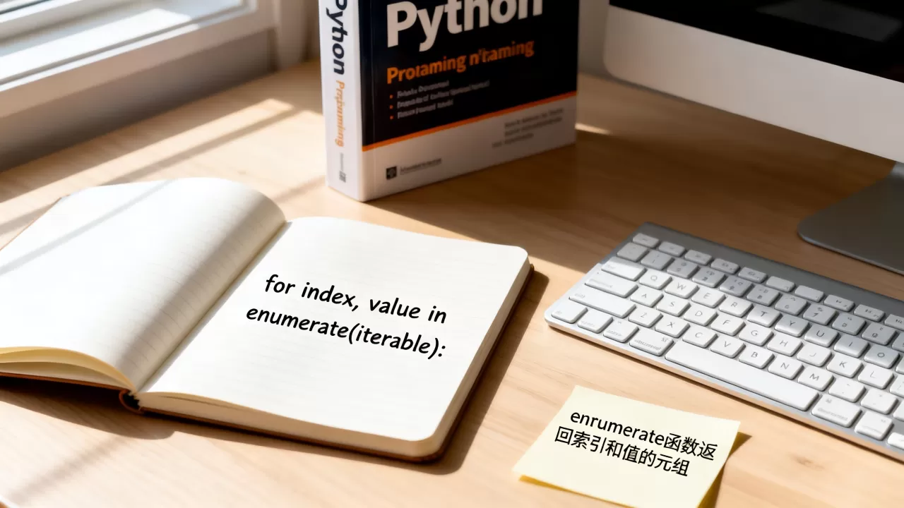 python enumerate怎么用？python enumerate函数用法详解