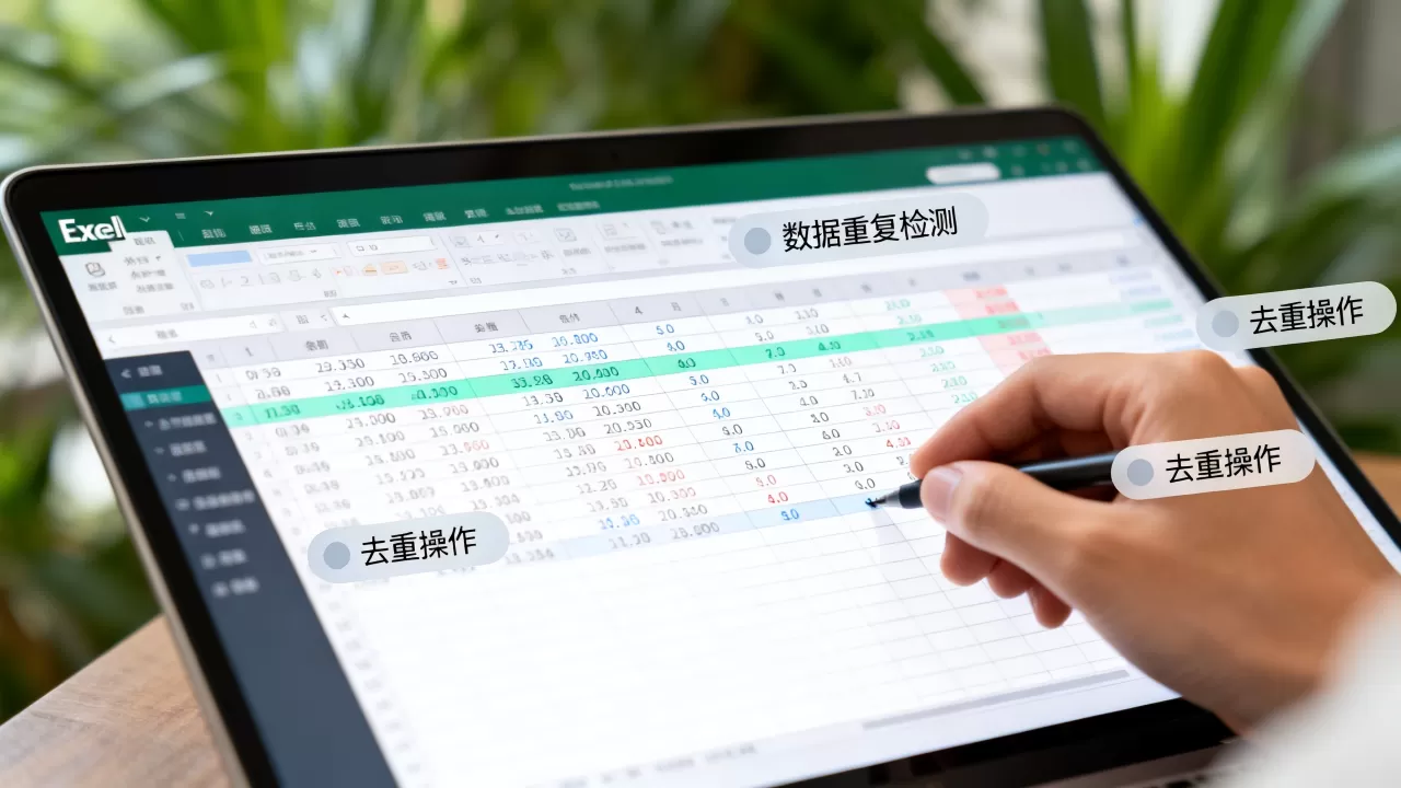 Excel怎么检测重复数据？excel表格查重去重技巧