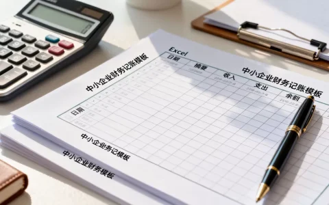 财务记账Excel怎么做？中小企业财务记账模板免费下载