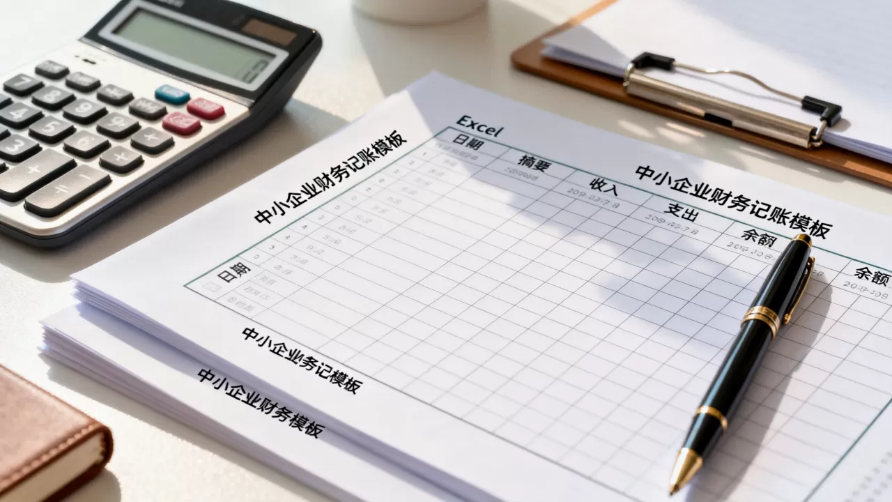 财务记账Excel怎么做？中小企业财务记账模板免费下载