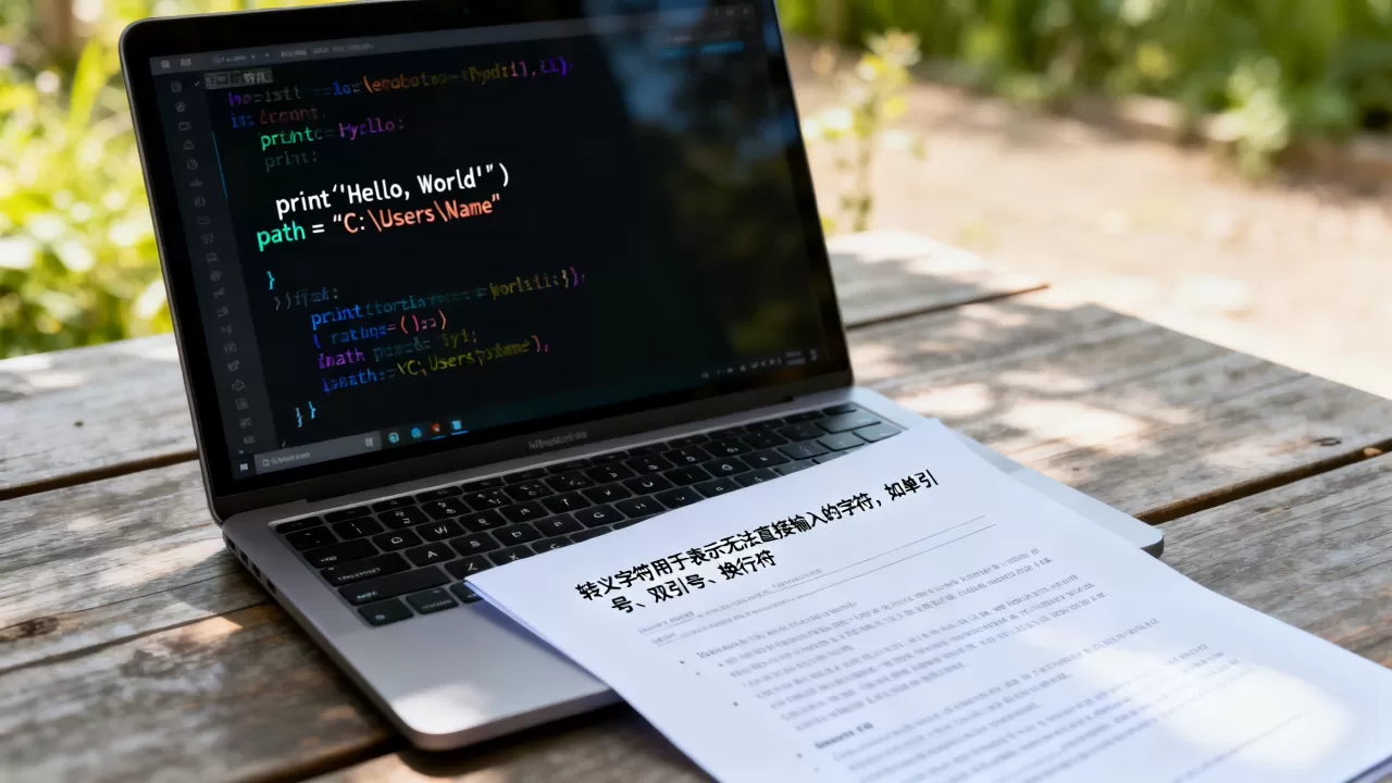 Python转义字符怎么用？python转义字符大全