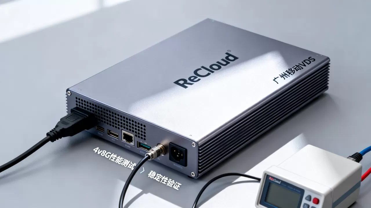ReCloud广州移动VDS测评如何？4v8G性能稳定吗