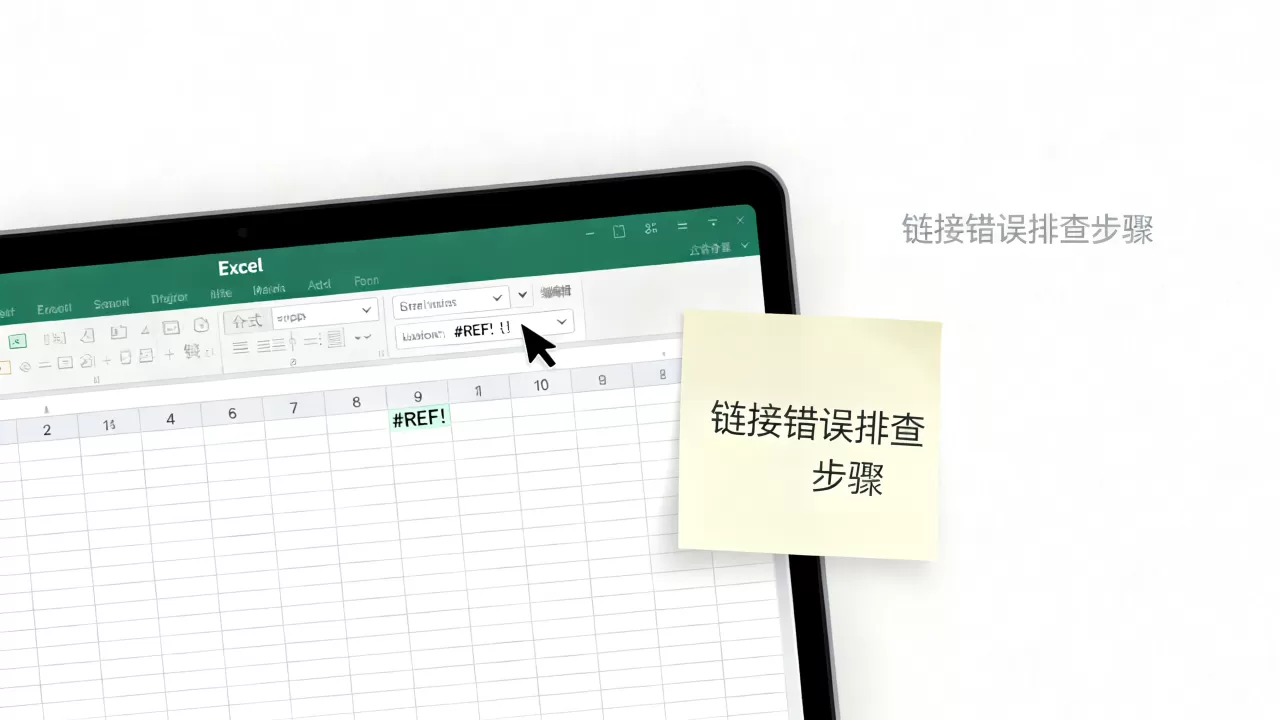 excel链接返回错误怎么办？excel公式返回REF!错误怎么解决