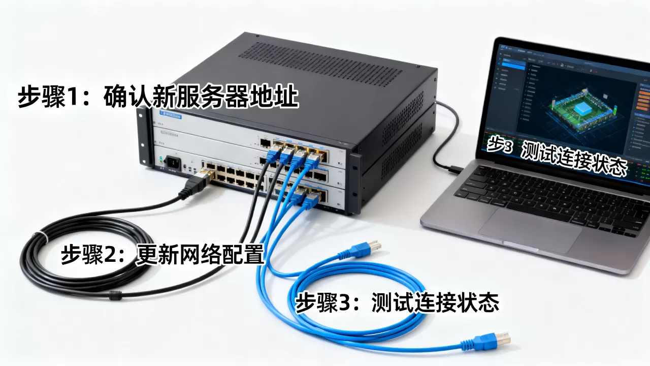 服务器地址变了怎么办？服务器地址变更如何重新连接