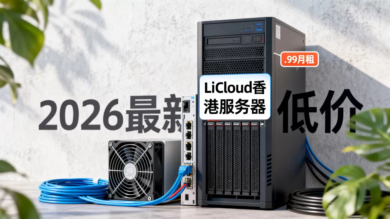 LiCloud香港服务器低至$29.99月租值得买吗？2026最新低价服务器推荐