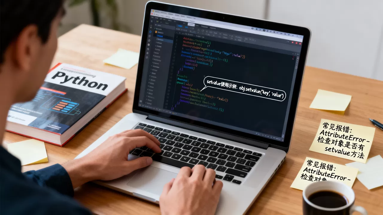 python setvalue怎么用？python setvalue设置值报错怎么解决
