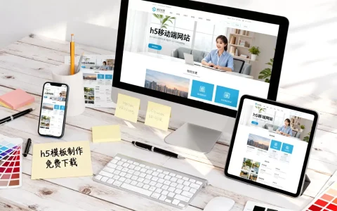 h5移动端网站模板怎么制作？免费h5网站模板下载
