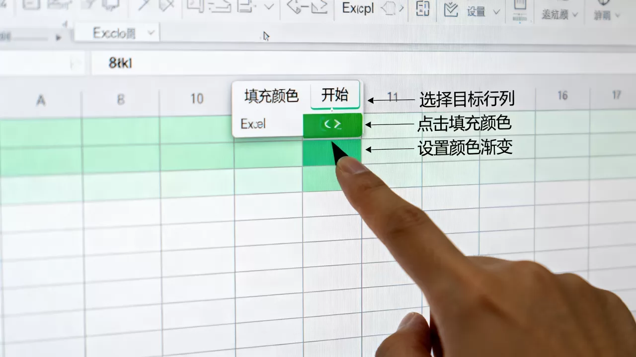 Excel行列变色怎么设置?excel表格单元格变色教程 Excel行列变色怎么设置?excel表格单元格变色教程