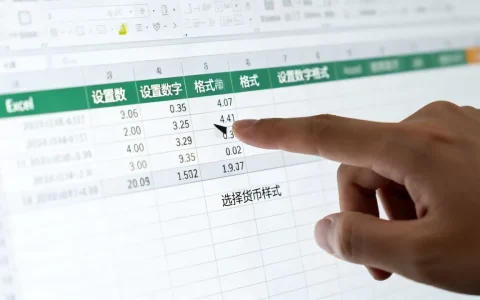 excel数字栏怎么设置？excel数字栏格式怎么设置