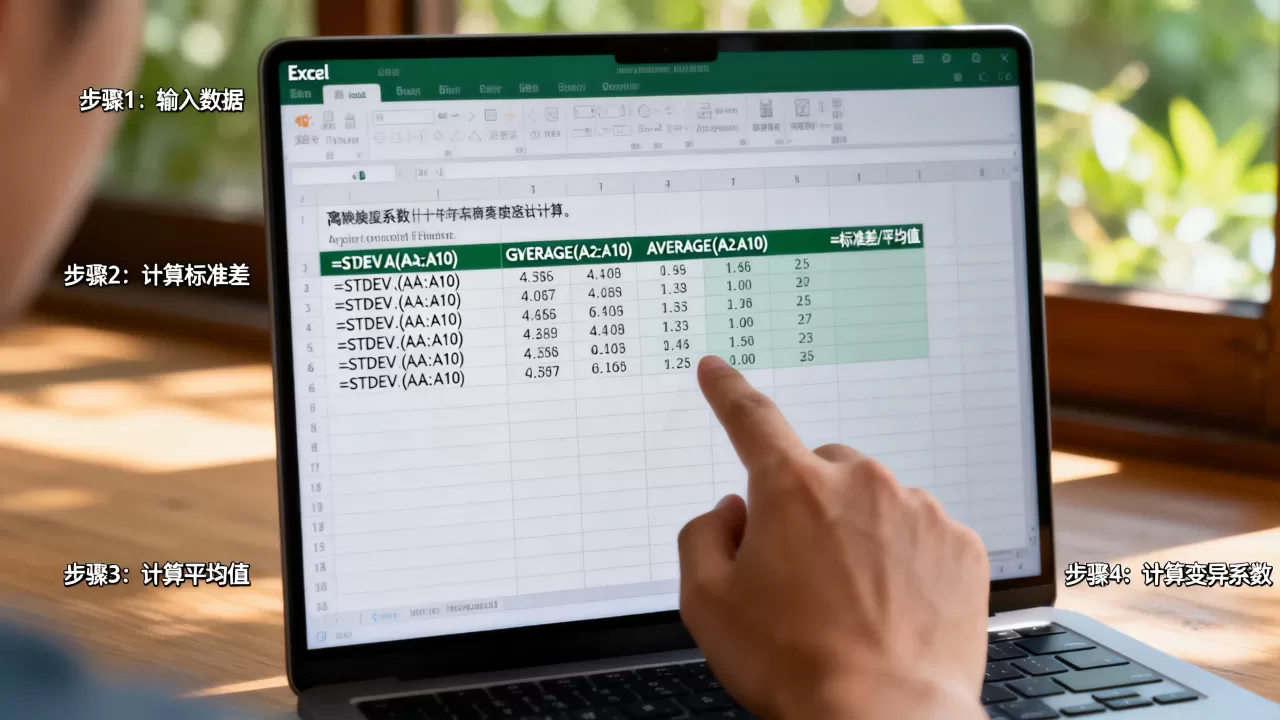 excel离散系数怎么算?excel计算变异系数的具体步骤 excel离散系数怎么算?excel计算变异系数的具体步骤