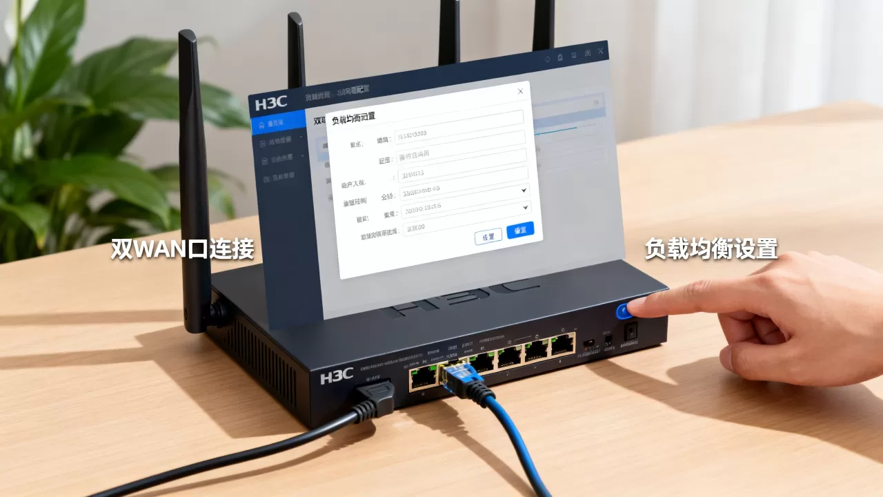 H3C路由器负载均衡怎么设置?如何配置双WAN口 H3C路由器负载均衡怎么设置?如何配置双WAN口