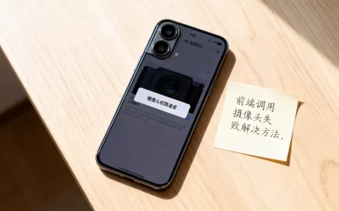 H5和JS如何调用手机摄像头？前端调用摄像头权限失败解决方法