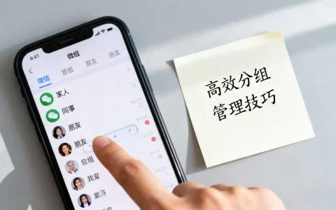 如何高效进行分组管理？微信分组管理技巧