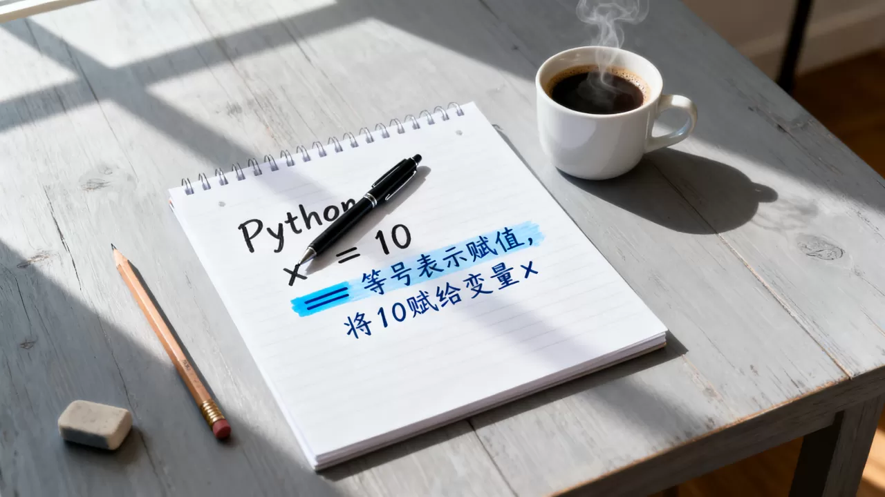 Python的等号是什么意思？python赋值运算符用法详解