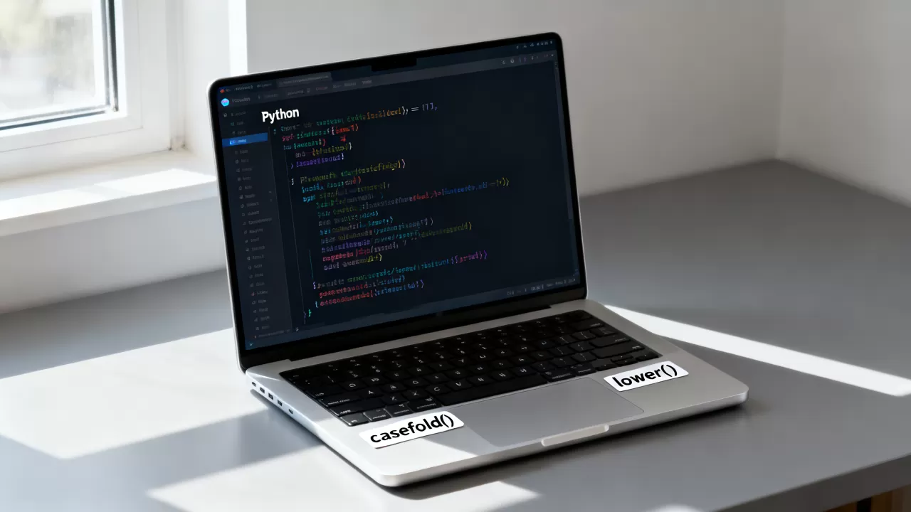 Python中casefold怎么用？Python字符串转小写方法