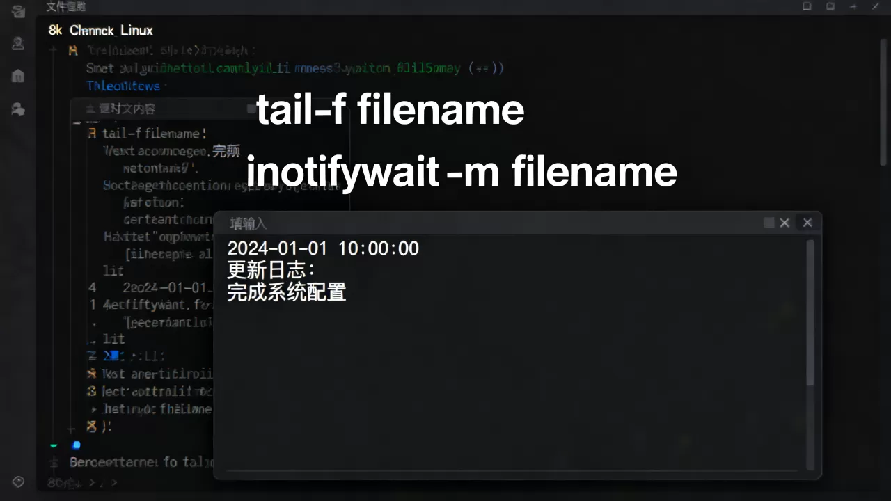 linux监视文件用什么命令?linux实时查看文件修改 linux监视文件用什么命令?linux实时查看文件修改