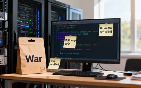 服务器解压war包报错怎么办？如何正确解压war包