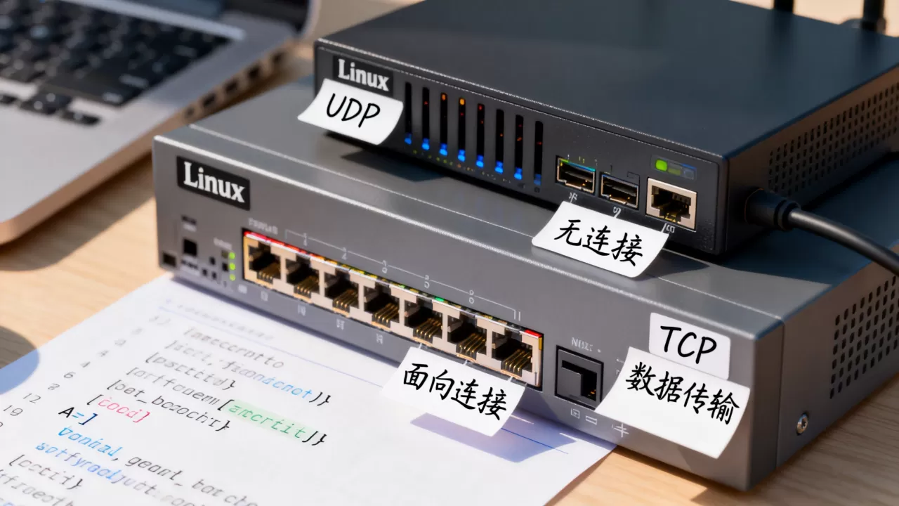 linux中udp是什么？linux中udp和tcp有什么区别