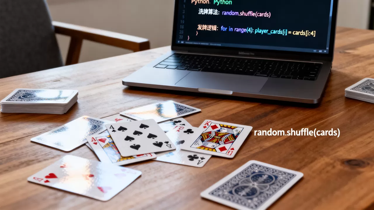 python打牌怎么实现？python实现扑克牌游戏教程