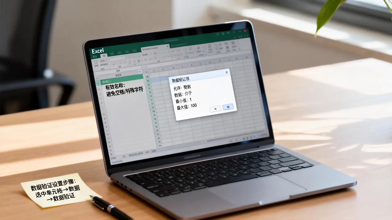 Excel有效名称是什么？excel数据验证怎么设置