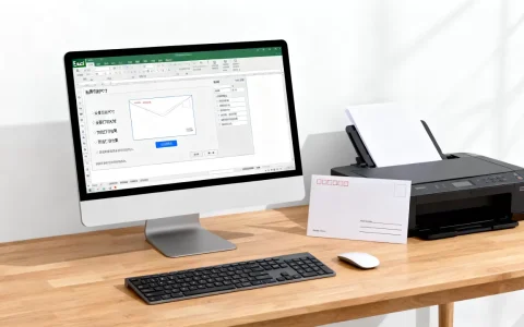 Excel怎么批量打印信封？Excel信封打印设置教程