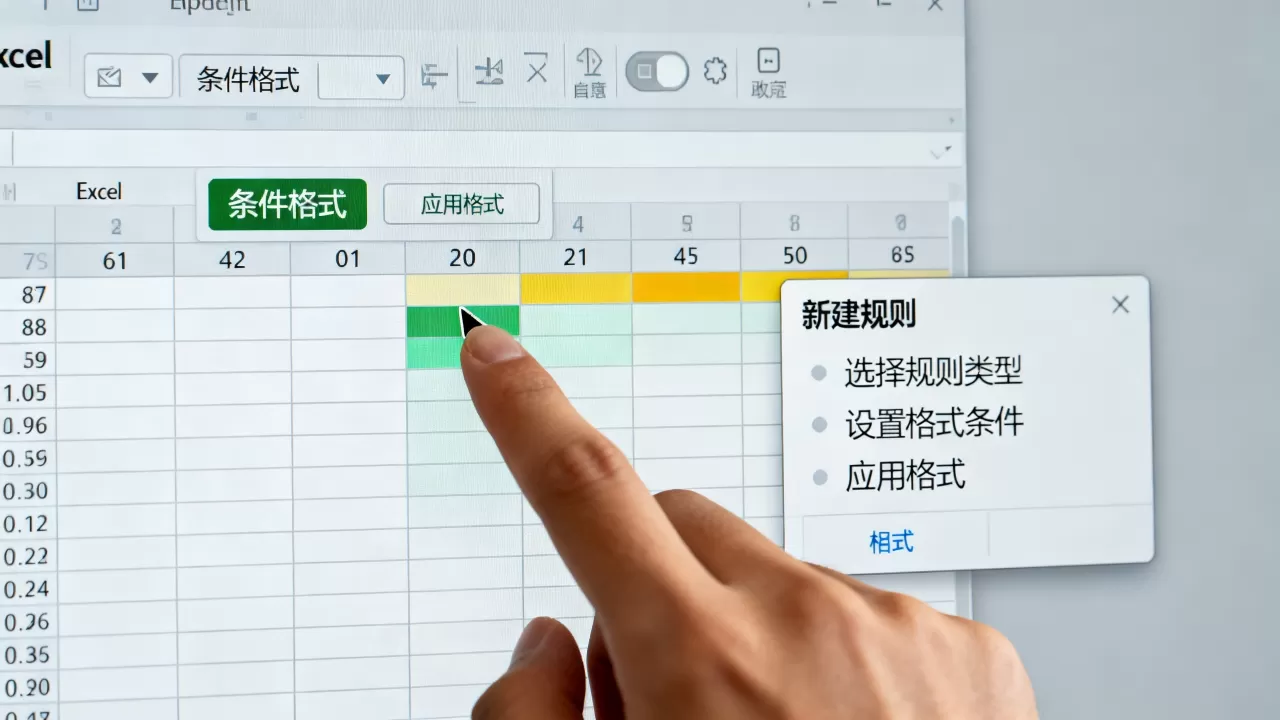 Excel新建规则怎么操作？excel条件格式新建规则详细步骤