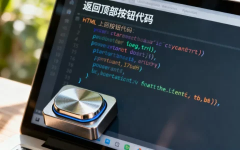 返回顶部代码html怎么用，网页制作返回顶部按钮代码