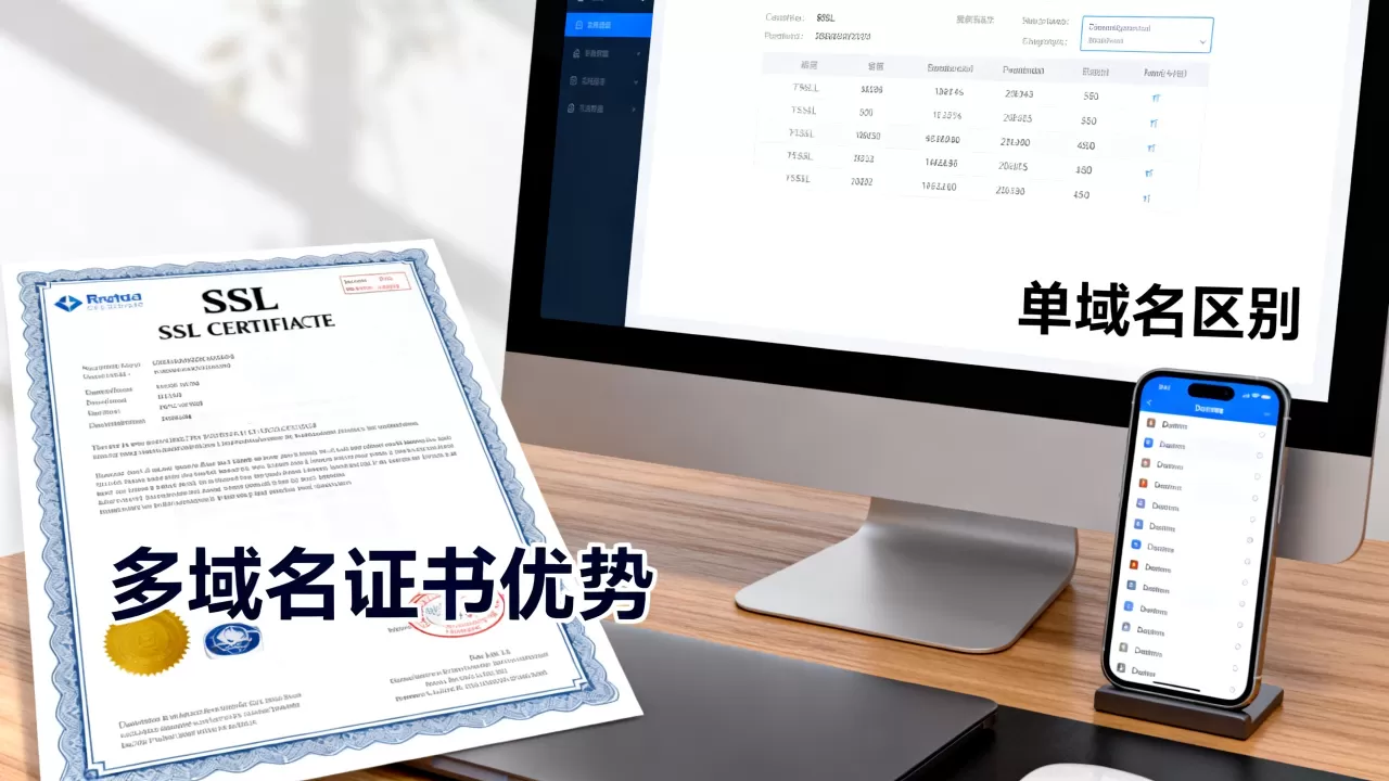 SSL证书多域名证书优势是什么？多域名证书和单域名区别
