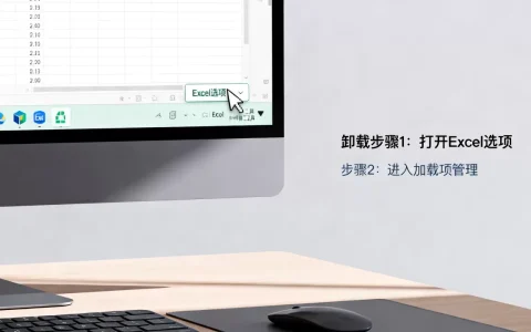 怎么彻底删除Excel插件？如何卸载电脑里的Excel插件