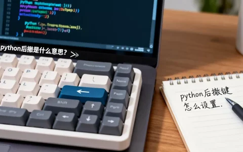python后撤是什么意思？python后撤键怎么设置