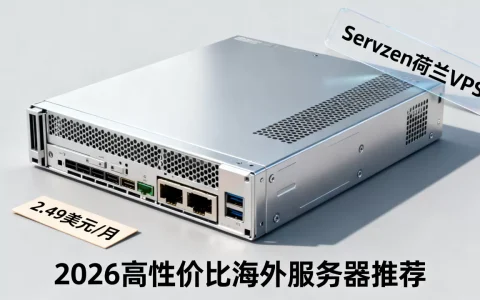 Servzen荷兰VPS每月仅2.49美元？2026年高性价比海外服务器推荐