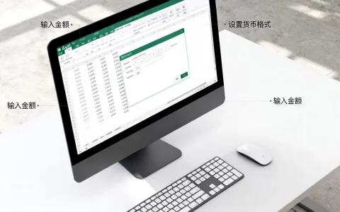 Excel钱符号怎么打？Excel货币格式设置