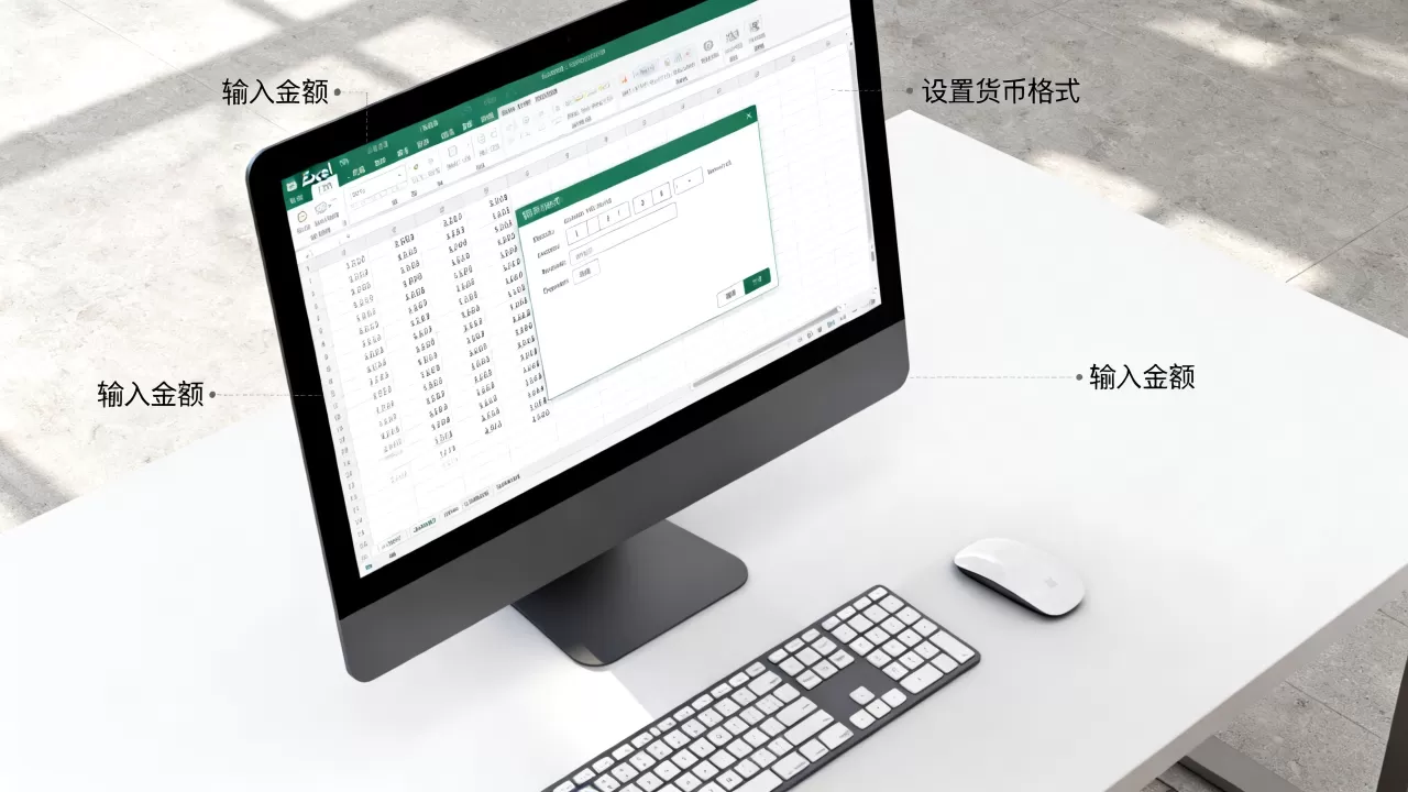 Excel钱符号怎么打？Excel货币格式设置