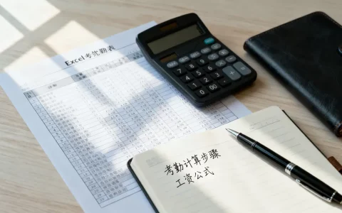 Excel考勤怎么算最快？Excel考勤表自动计算工资公式