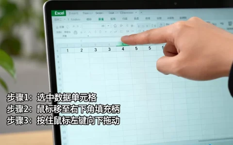 Excel向下拉数据怎么操作？excel下拉填充序列