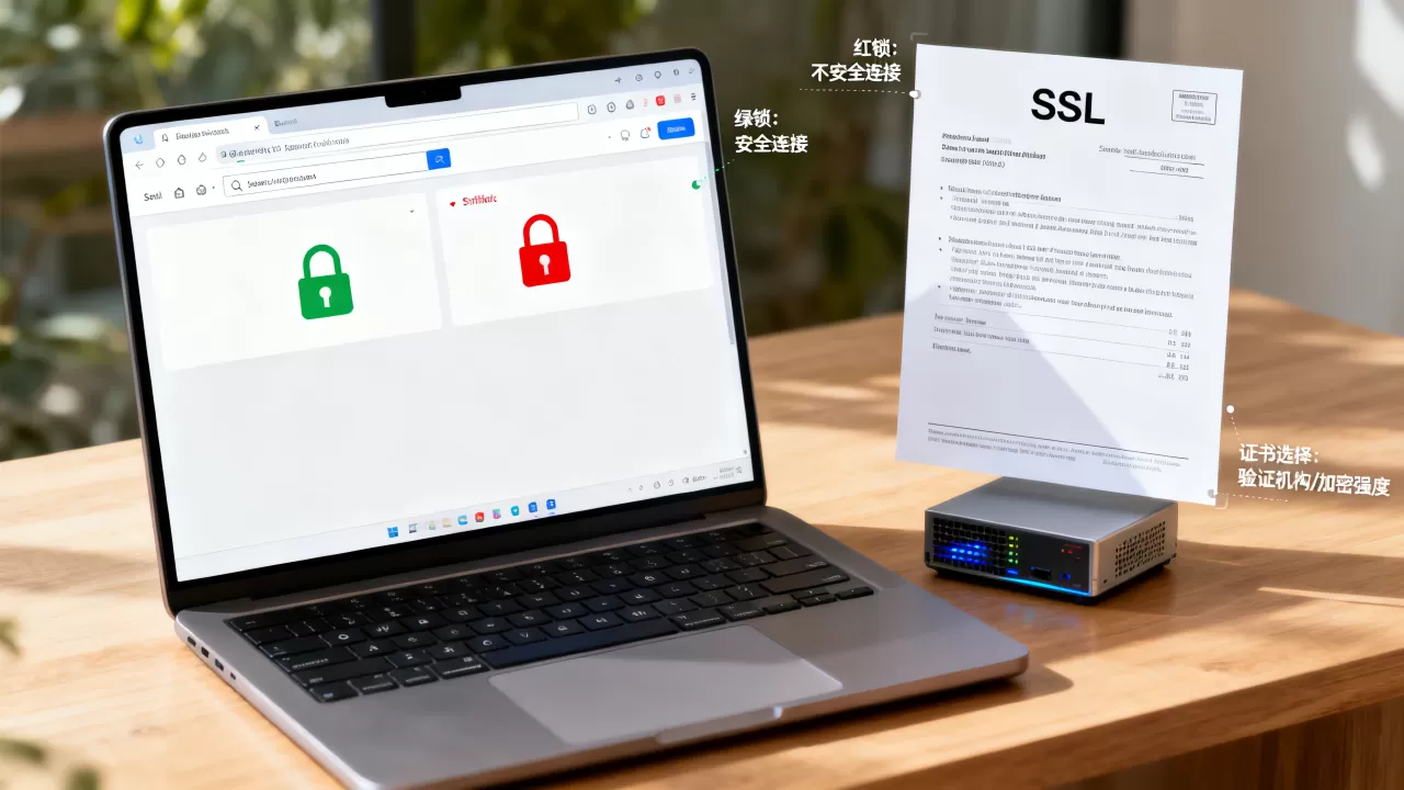 SSL证书绿锁红锁有何区别？网站ssl证书怎么选择
