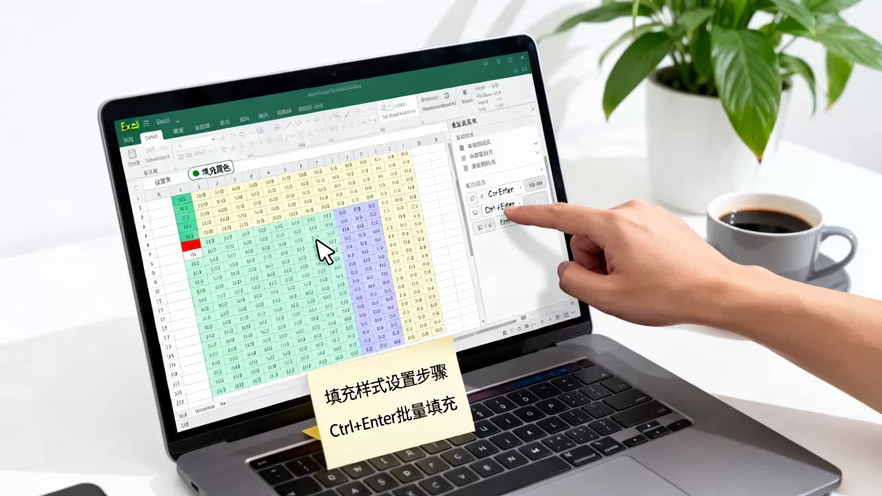 Excel填充样式怎么设置?excel批量填充颜色快捷键 Excel填充样式怎么设置?excel批量填充颜色快捷键